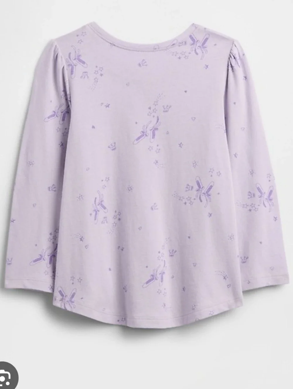 babyGAP Lavender Ballet Slipper Matching Set 6-12m